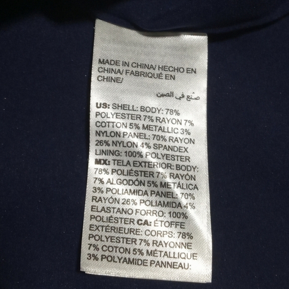 Chicos Jacquard Textured Topper Floral Lined Snap Closure Jacket Size 2(M) - Picture 7 of 7